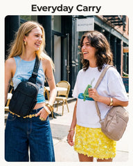 BAGSMART Small Crossbody Bags for Women, Puffer Sling Bag Fanny Packs
