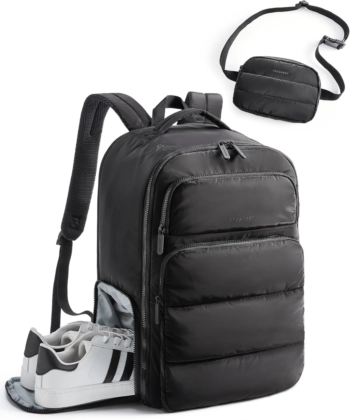 BAGSMART 35L Travel Backpack for Women, 17.3" Carry-On Personal Item