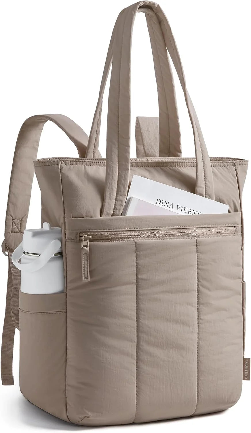 BAGSMART Backpack for Women, 15.6 Inch Tote Backpack for Travel