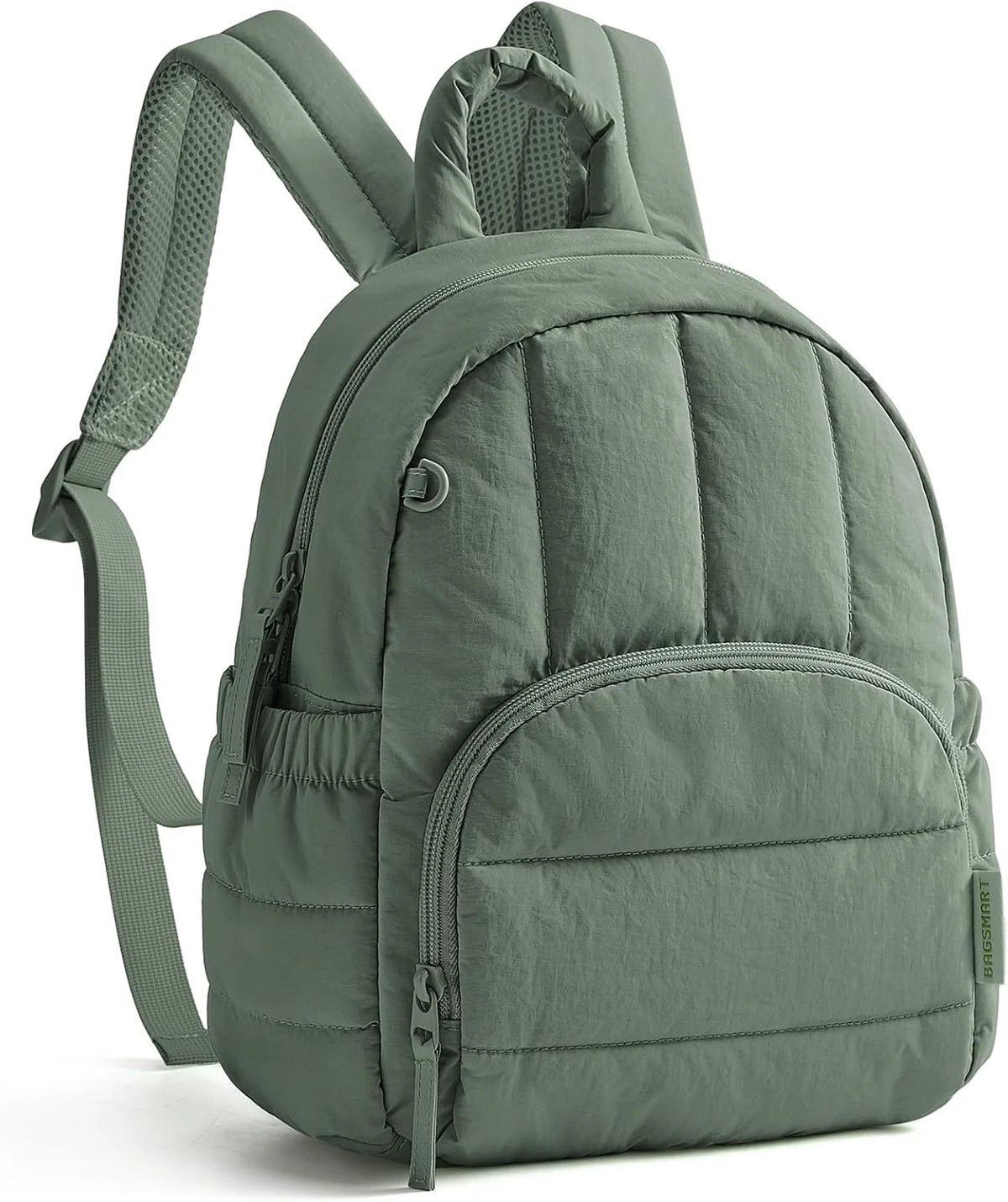 BAGSMART Mini Backpack for Women, Lightweight Puffer Backpack Purse, Quilted Casual Daypack, Water-Resistant Bookbag