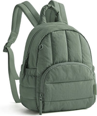 BAGSMART Mini Backpack for Women, Lightweight Puffer Backpack Purse, Quilted Casual Daypack, Water-Resistant Bookbag