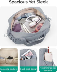 BAGSMART Duffle Bag for Travel, Gym Bag for Women, Weekender Carry on