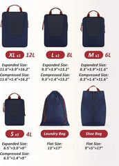 Bagsmart Compression Packing Cubes, Travel Bag Cruise Ship Essentials