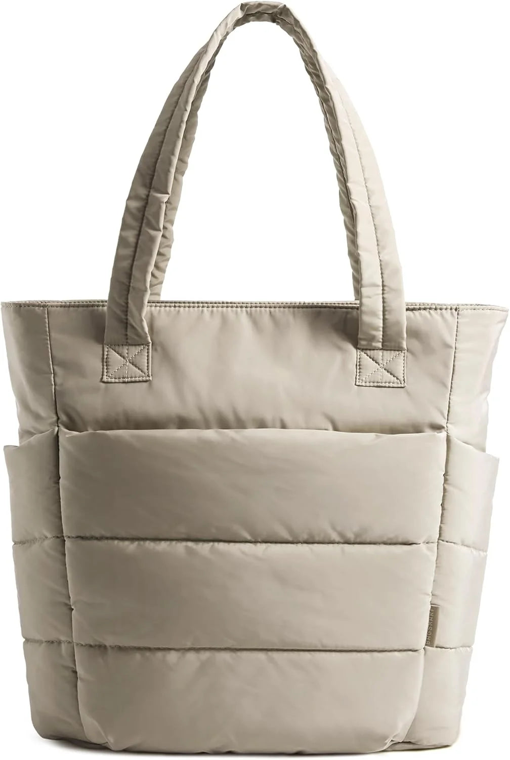 BAGSMART Puffy Tote Bag for Women, Lightweight Work Tote Handbag