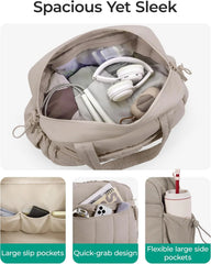 BAGSMART Duffle Bag for Travel, Gym Bag for Women, Weekender Carry on