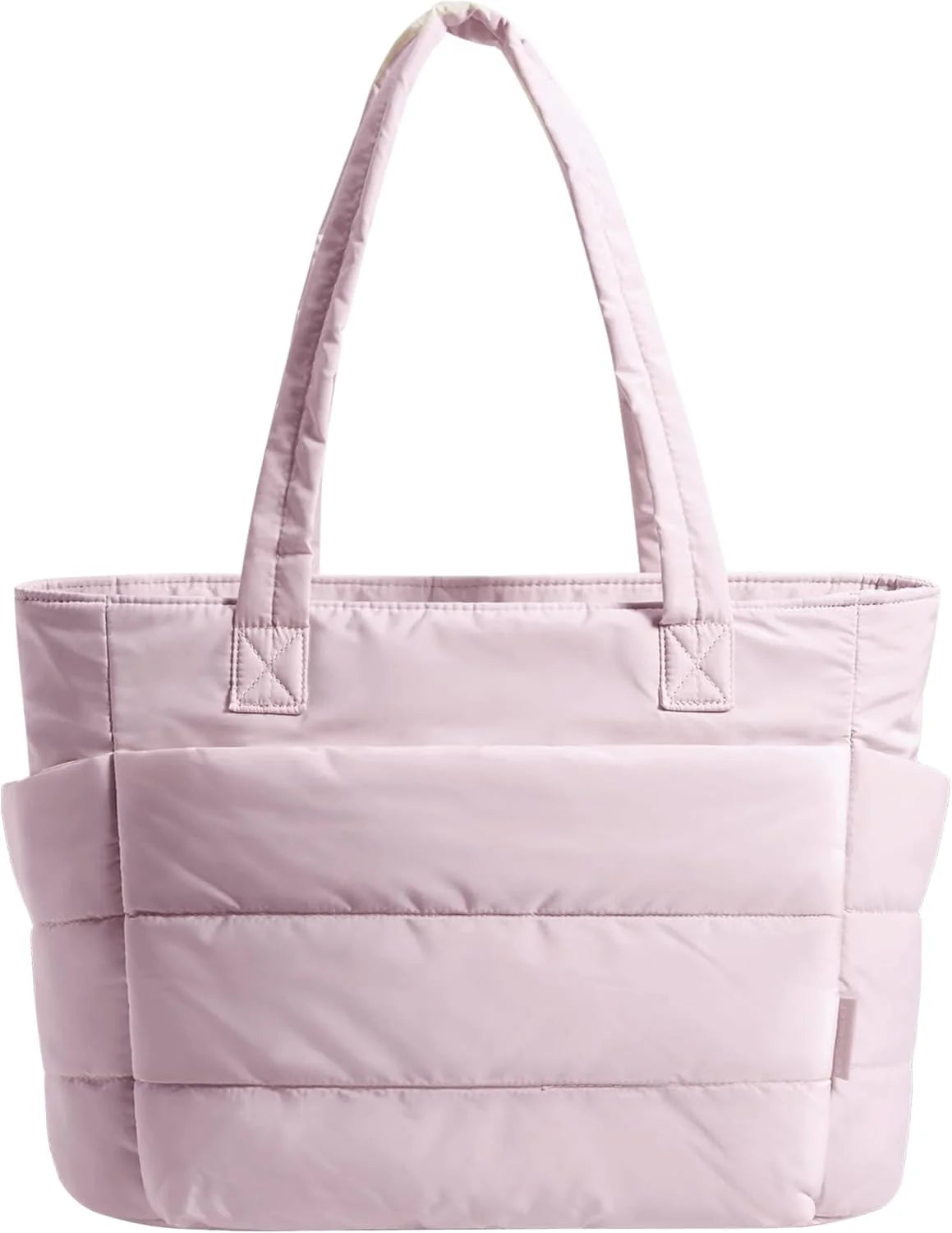 BAGSMART Puffy Tote Bag for Women, Lightweight Work Tote Handbag