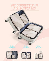 BAGSMART Compression Packing Cubes for Travel