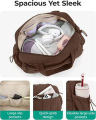 BAGSMART Duffle Bag for Travel, Gym Bag for Women, Weekender Carry on