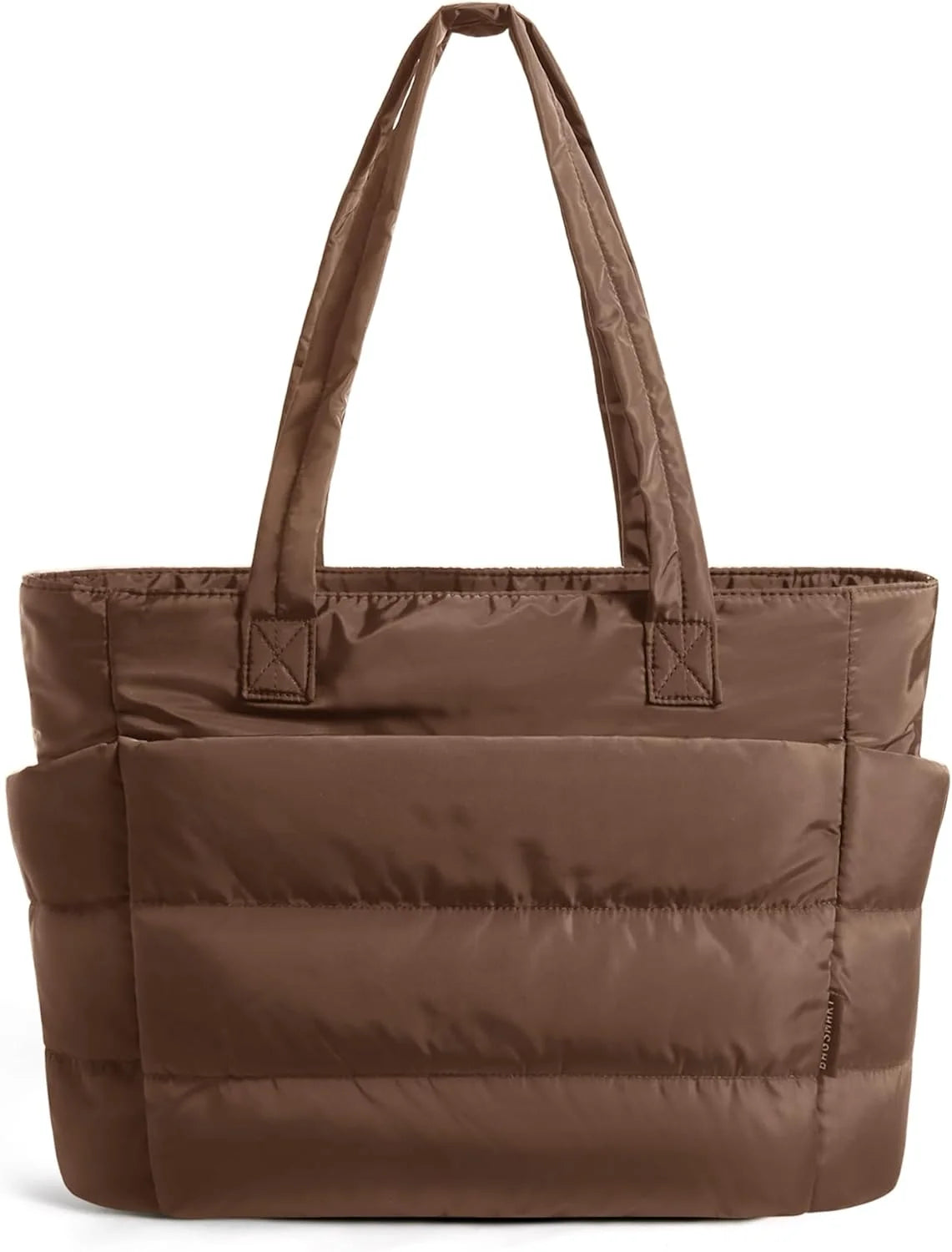 BAGSMART Puffy Tote Bag for Women, Lightweight Work Tote Handbag