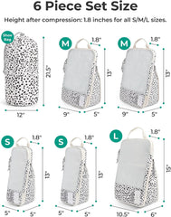 BAGSMART Compression Packing Cubes for Travel Essentials