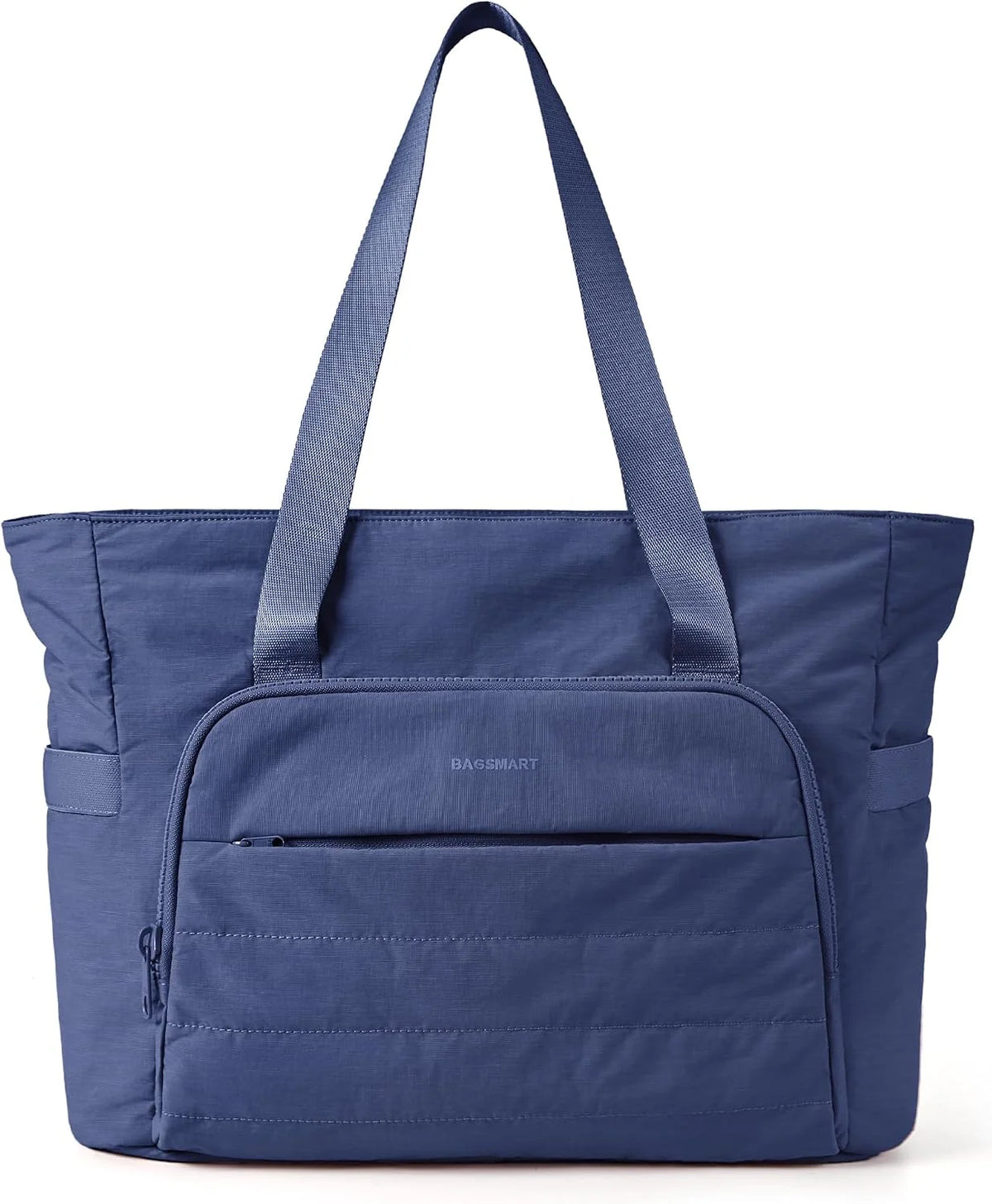 BAGSMART Tote Bag for Women, Lightweight Tote Bag with Yoga Mat Strap, Quilted Shoulder Bag Handbag for Daily, Work, Gym