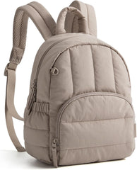 BAGSMART Mini Backpack for Women, Lightweight Puffer Backpack Purse, Quilted Casual Daypack, Water-Resistant Bookbag