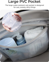 BAGSMART Duffle Bag for Travel, Gym Bag for Women, Weekender Carry on