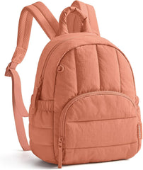 BAGSMART Mini Backpack for Women, Lightweight Puffer Backpack Purse, Quilted Casual Daypack, Water-Resistant Bookbag