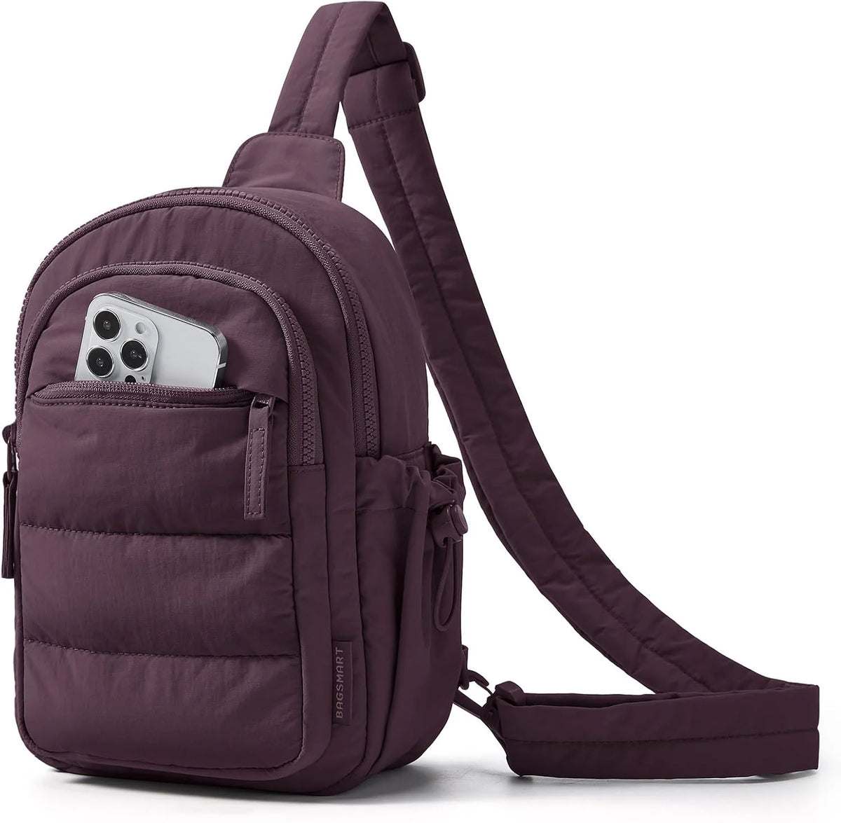 BAGSMART Small Sling Bag for Women, Puffer Crossbody Bag Hobo Handbag