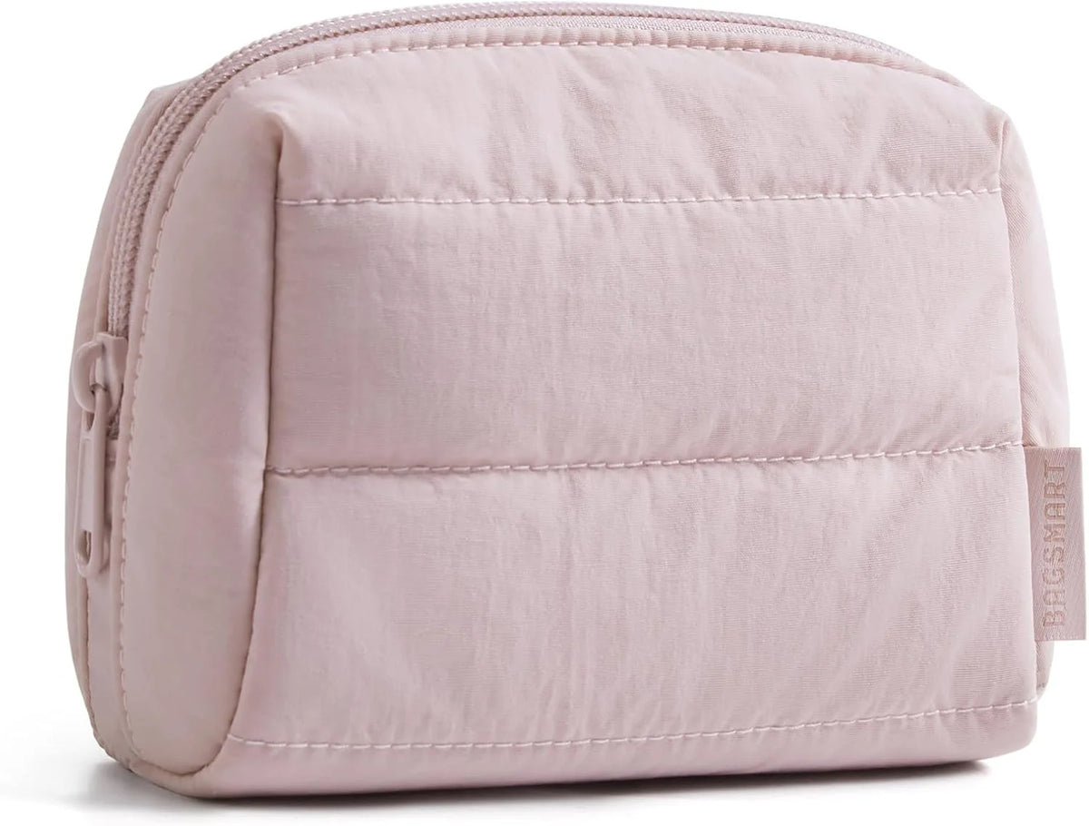 BAGSMART Small Makeup Bag, Mini Zipper Cosmetic Pouch for Purse