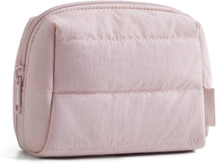 BAGSMART Small Makeup Bag, Mini Zipper Cosmetic Pouch for Purse