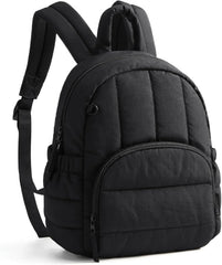 BAGSMART Mini Backpack for Women, Lightweight Puffer Backpack Purse, Quilted Casual Daypack, Water-Resistant Bookbag