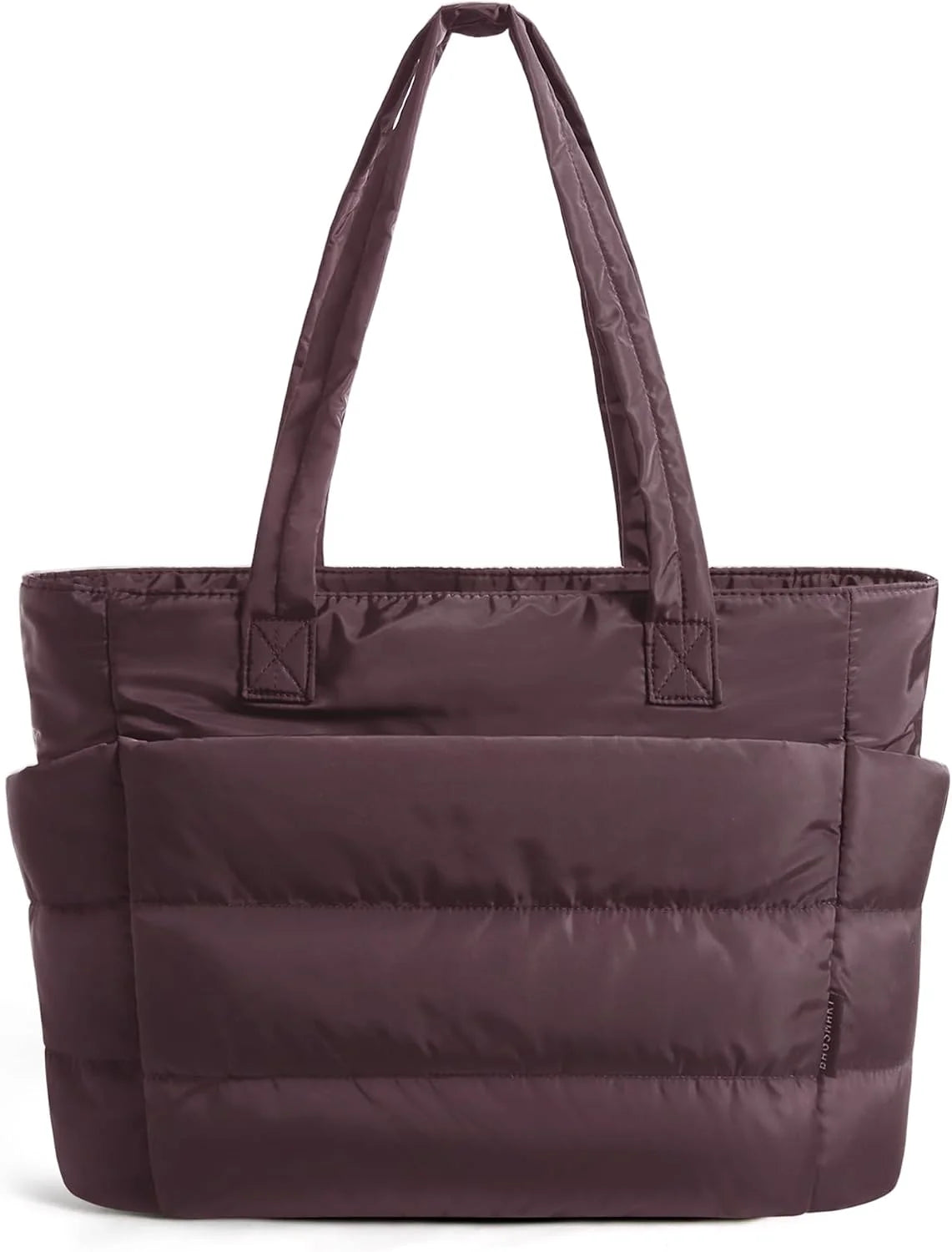 BAGSMART Puffy Tote Bag for Women, Lightweight Work Tote Handbag