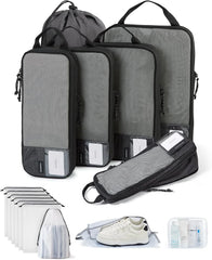 BAGSMART Compression Packing Cubes for Travel Essentials