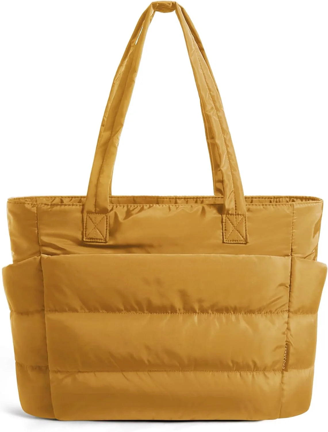 BAGSMART Puffy Tote Bag for Women, Lightweight Work Tote Handbag
