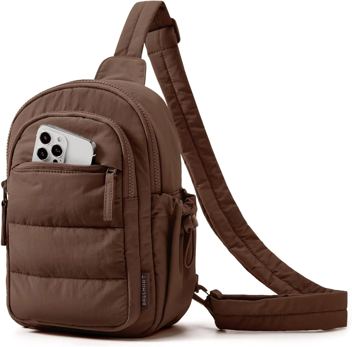 BAGSMART Small Sling Bag for Women, Puffer Crossbody Bag Hobo Handbag