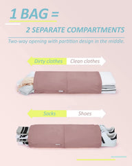BAGSMART Compression Packing Cubes for Travel Essentials