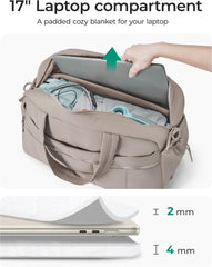 BAGSMART Duffle Bag for Travel, Gym Bag for Women, Weekender Carry on