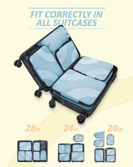 BAGSMART Compression Packing Cubes for Travel