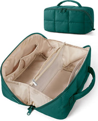 BAGSMART Quick-Access Makeup Bag, Water-Resistant Travel Toiletry Organizer