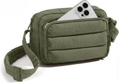 BAGSMART Crossbody Bags for Women, Puffer Crossbody Purses for Women with RFID Blocking Slots, Handbags Wallet Small Purse