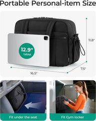 BAGSMART Duffle Bag for Travel, Gym Bag for Women, Weekender Carry on