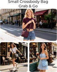 BAGSMART Crossbody Bags for Women, Lightweight Purses for Women, Quilted Puffer Tote Handbags for Daily Use,Shop,Travel