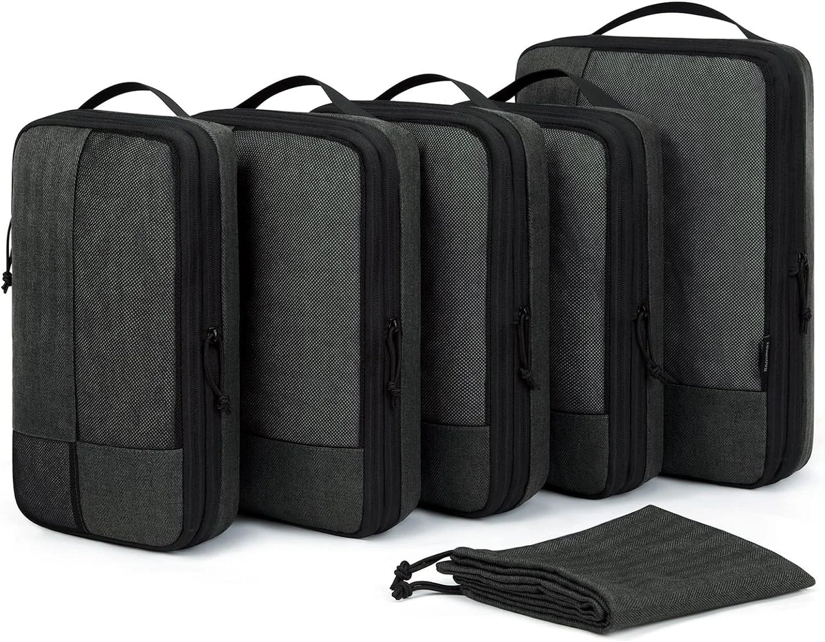 BAGSMART Compression Packing Cubes for Travel, 6 Set