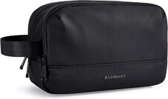 BAGSMART Travel Toiletry Bag for Men, Dopp Kit Water Resistant Shaving Bag for Toiletries Accessories, Black-Medium