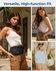 BAGSMART Waist Pack Fanny Pack, Bumbag Fannie Pack Beltbag Waistpack