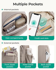 BAGSMART Small Sling Bag for Women, Puffer Crossbody Bag Hobo Handbag