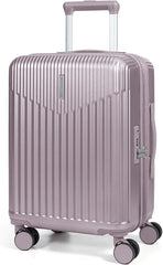 BAGSMART 20" Spinner Carry-On, PC Hardside Expandable, TSA Lock, Purple