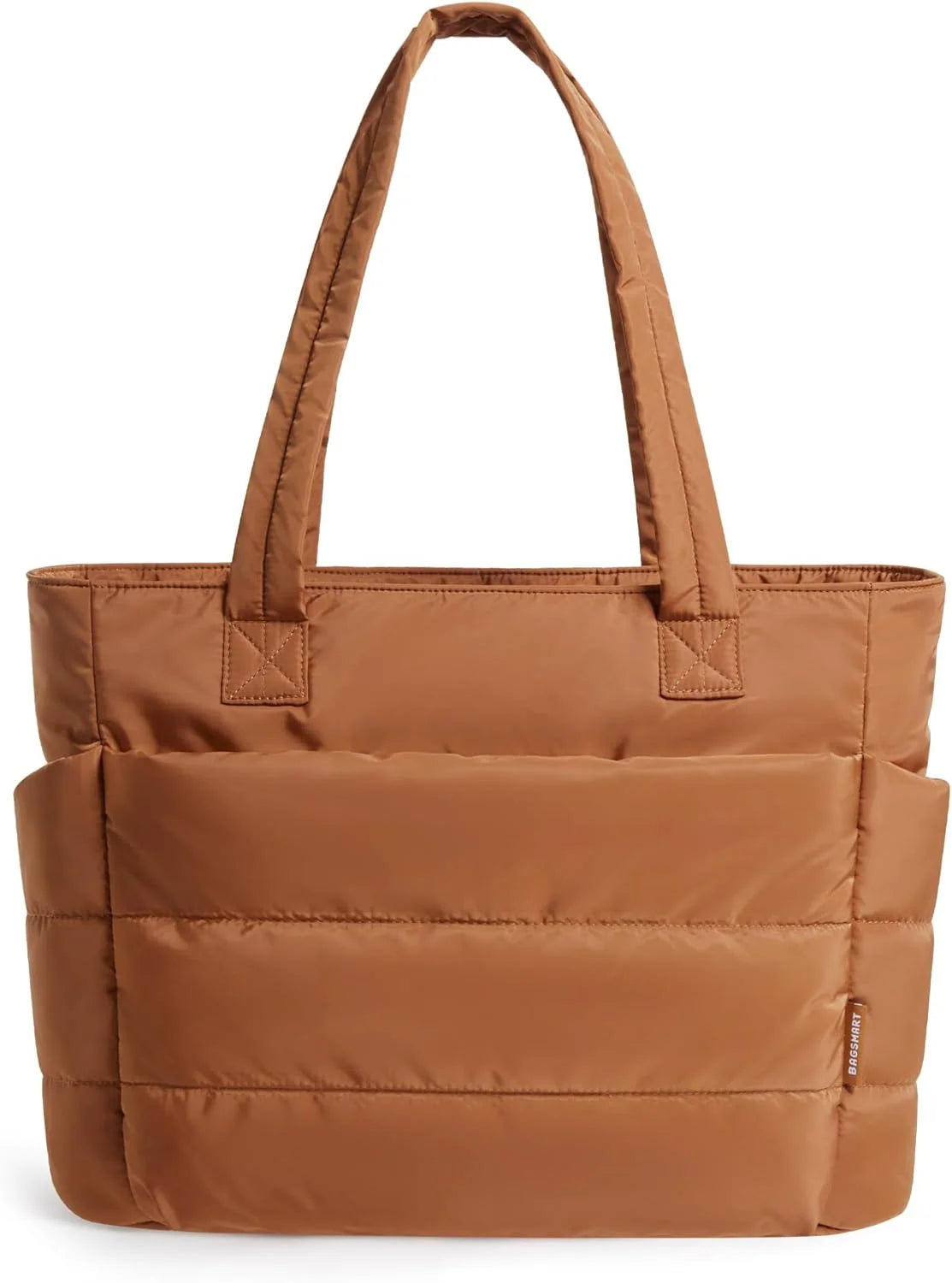BAGSMART Puffy Tote Bag for Women, Lightweight Work Tote Handbag