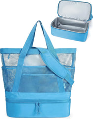 BAGSMART Beach Bag for Women, Large Beach Bag Swim Pool Bag