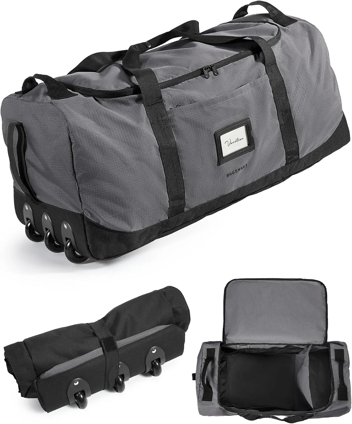 BAGSMART 83L Foldable Travel Bag, Large Duffle Bag Luggage for Travel