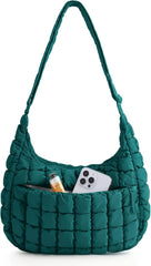 BAGSMART Quilted Crossbody Bags for Women, Travel Purses Hobo Shoulder Bag
