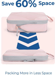 Bagsmart Compression Packing Cubes, Travel Bag Cruise Ship Essentials