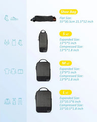 BAGSMART Compression Packing Cubes for Travel Essentials