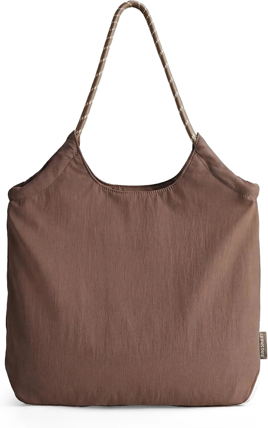 BAGSMART Tote Bag for Women, Travel Tote Beach Bag with Zipper for Gym