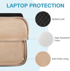 BAGSMART Laptop Sleeve Case with Handle Protective Water-Resistant