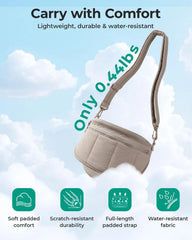 BAGSMART Crossbody Bags for Women Travel Purse, Puffer Bum Bag Handbag Wallets, Crossbody Fanny Packs for Travel & Work