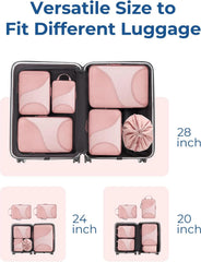 Bagsmart Compression Packing Cubes, Travel Bag Cruise Ship Essentials