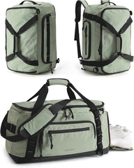 BAGSMART 4-IN-1 Gym Bag for Women Men, TSA Duffle Bag for Travel