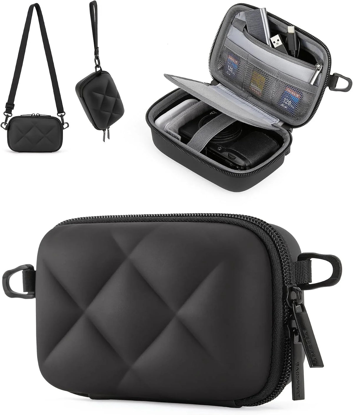 BAGSMART Digital Camera Case Protective Lightweight Camera Bag with Strap